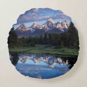 Wyoming, Grand Teton National Park 4 Round Cushion