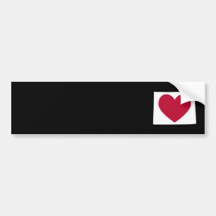 Wyoming Heart Bumper Sticker