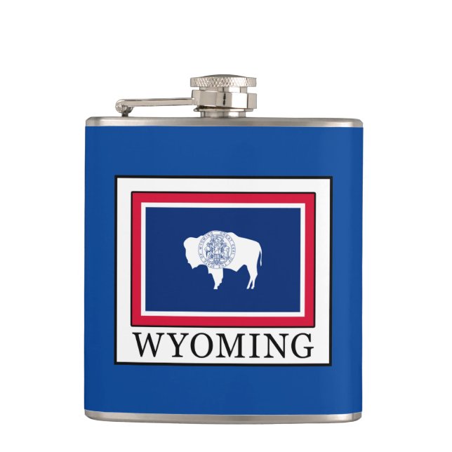 Wyoming Hip Flask (Front)