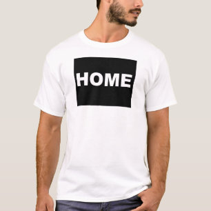 Wyoming Home Away From State T-Shirt Tees