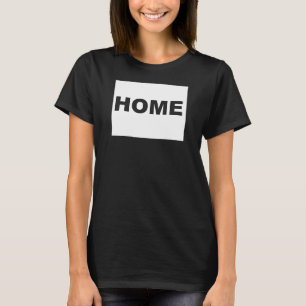 Wyoming Home Away From State T-Shirt Tees
