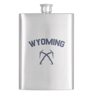 Wyoming Ice Climbing Hip Flask