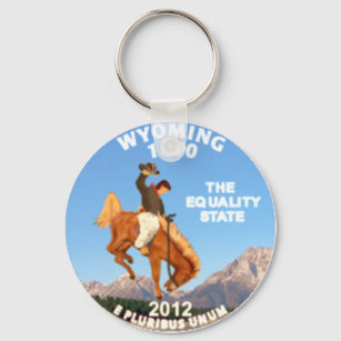 Wyoming Key Ring