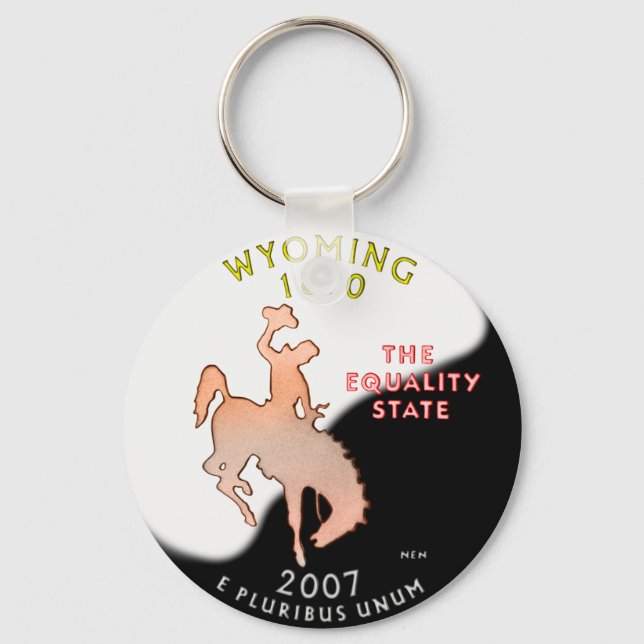 Wyoming Keychain (Front)