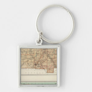 Wyoming, Livingston, Orleans, Genesee Key Ring