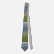 Wyoming Mountain Scene Necktie