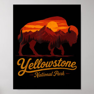 Wyoming Mountains National Park Poster