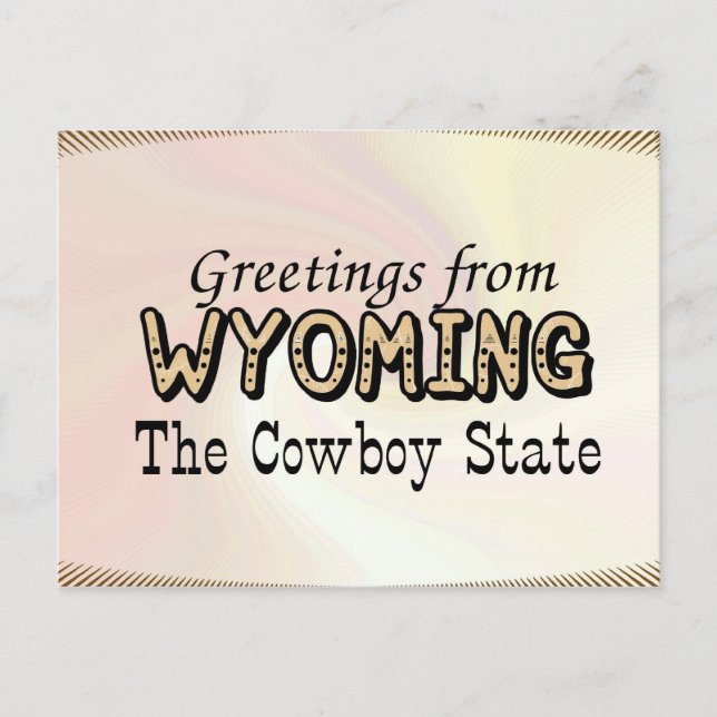 Wyoming Postcard (Front)
