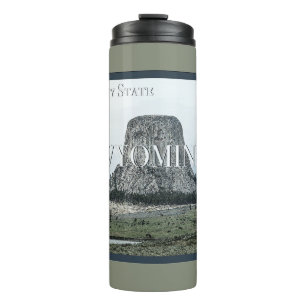 Wyoming Poster Thermal Tumbler