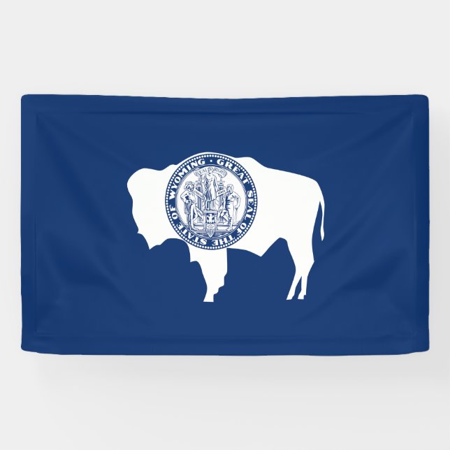 Wyoming State Flag Banner (Horizontal)