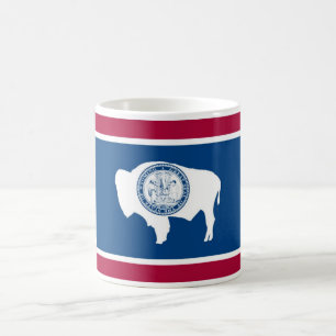Wyoming State Flag Coffee Cup Mug