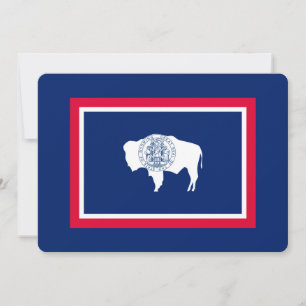 Wyoming State Flag Design Decor