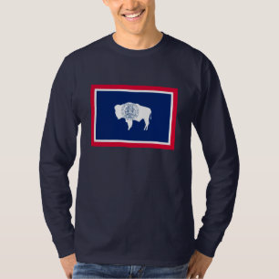 Wyoming State Flag Design T-Shirt