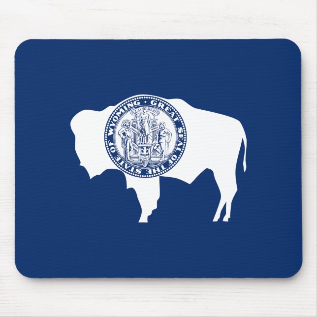 Wyoming State Flag Mouse Pad (Front)