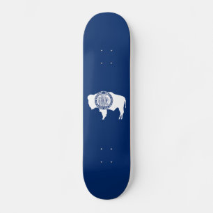 Wyoming State Flag Skateboard
