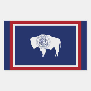 Wyoming State Flag Sticker