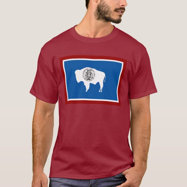 Wyoming State Flag T-Shirt (Front)