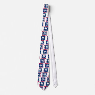 Wyoming state  flag text tie