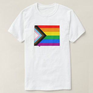 Wyoming State Pride LGBTQ Progress Pride T-Shirt