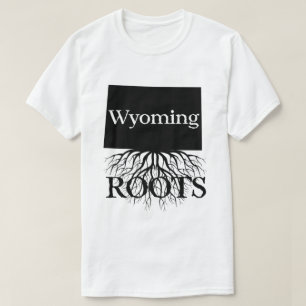 Wyoming State Roots Women's or Men's Shirt