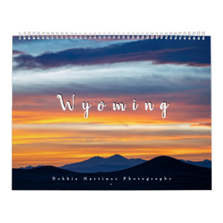 Wyoming Sunsets Calendar