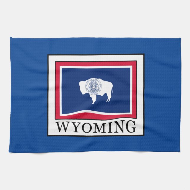 Wyoming Tea Towel (Horizontal)