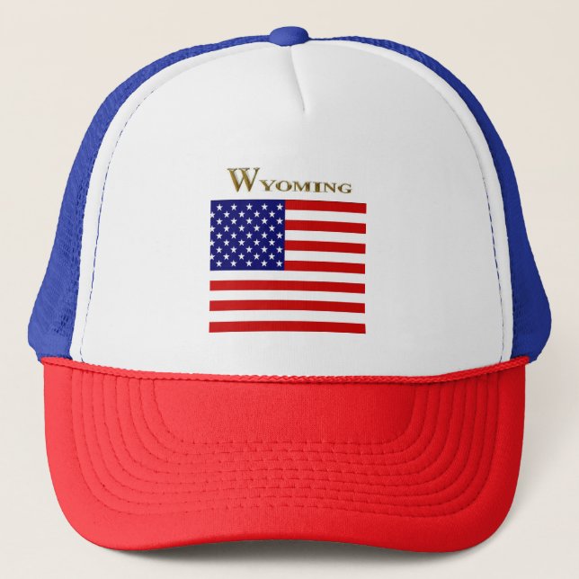 WYOMING TRUCKER HAT (Front)