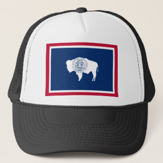 Wyoming, United States flag Trucker Hat