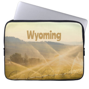 Wyoming Wild West Farm Land Ranch Laptop Sleeve