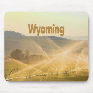 Wyoming Wild West Farm Land Ranch Mouse Pad