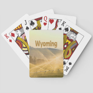 Wyoming Wild West Farm Land Ranch Playing Cards