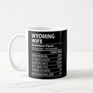 Wyoming Wy Nutrition Facts Usa State Coffee Mug