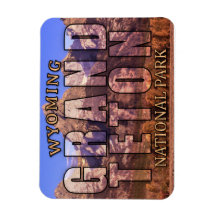 Wyoming's Grand Teton National Park Magnet