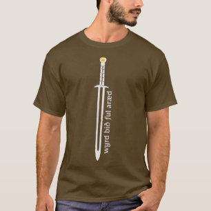 Wyrd Bith Ful Araed Uhtred Sword T-Shirt