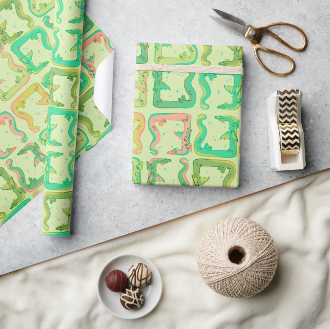 Wyrm Crossing Wrapping Paper (Crafts)