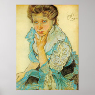 Wyspianski, Portrait of Leonowa Sternbachowa, 1904 Poster