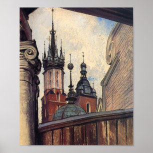 Wyspianski, The Towers of St Mary's Church, 1905 Poster