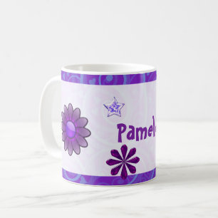 Wysteria Jewelled 3D ADD YOUR NAME Coffee Mug