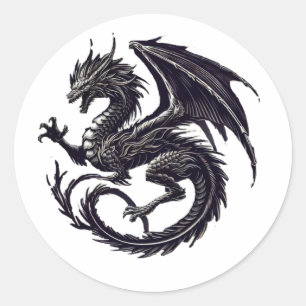 Wyvern Classic Round Sticker