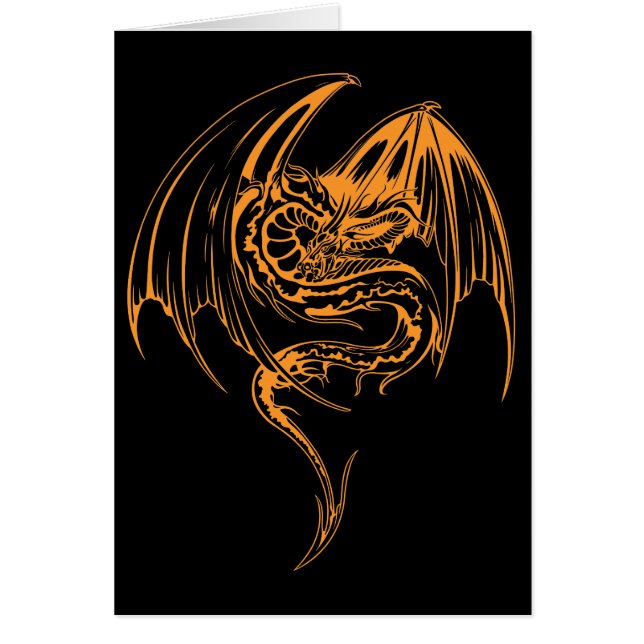 Wyvern Dragon Are Fantasy Mythical Creatures (Front)