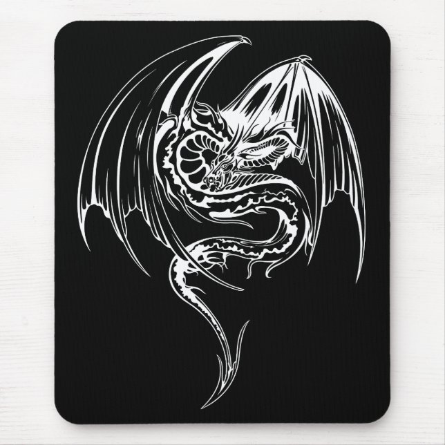 Wyvern Dragon Are Fantasy Mythical Creatures Mouse Pad (Front)