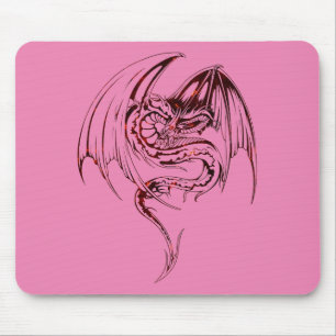 Wyvern Dragon Are Fantasy Mythical Creatures Mouse Pad