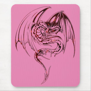 Wyvern Dragon Are Fantasy Mythical Creatures Mouse Pad