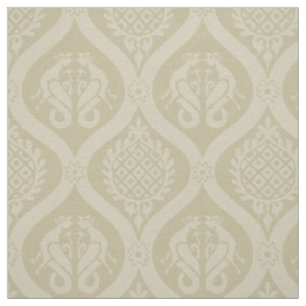 Wyvern Ogee, Ivory Fabric