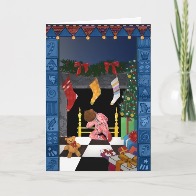 X005 Looking for Santa Holiday Card (Front)