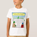 x04 Jews like Christmas too - cartoon T-Shirt<br><div class="desc">Christmas is fun for all. From the book Christmas Cartoons.</div>