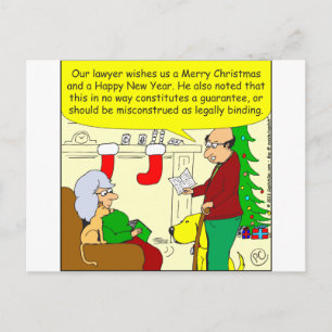 x08 Christmas card from our lawyer - cartoon