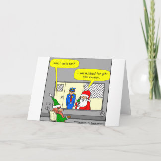 x53 gift tax evasion cartoon holiday card
