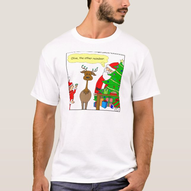 x79 olive the other reindeer cartoon T-Shirt (Front)