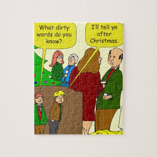 x94 dirty words 1 cartoon jigsaw puzzle (Vertical)